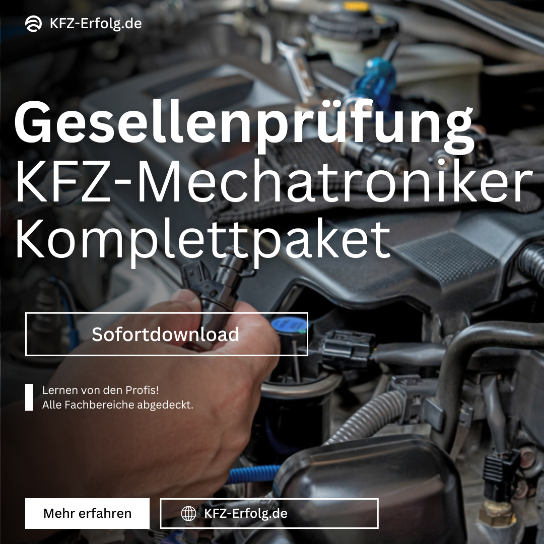 KFZ-Mechatroniker Gesellenprüfung Teil 2 – Komplettpaket
