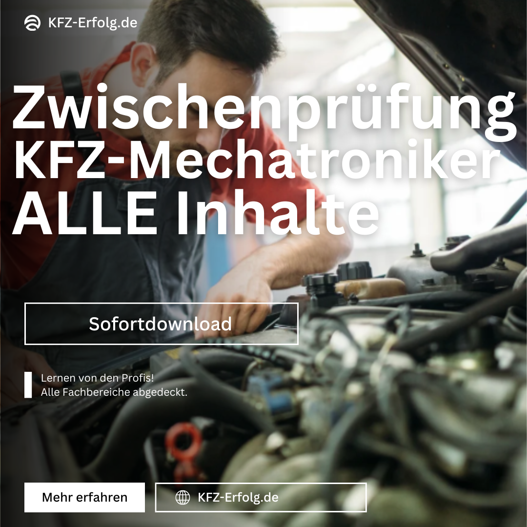 KFZ Zwischenprüfung (GP1) - das Komplettpaket (PDF + Prüfungsfragen)